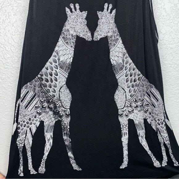 Full Tilt Womens Stretch Giraffe Print Scoop Neck Sleeveless Tank Top Large - Picture 3 of 6